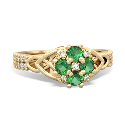 lab emerald-lab emerald engagement ring