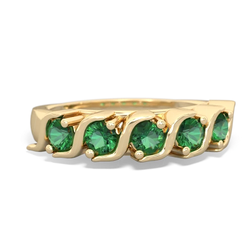 lab emerald-lab emerald timeless ring