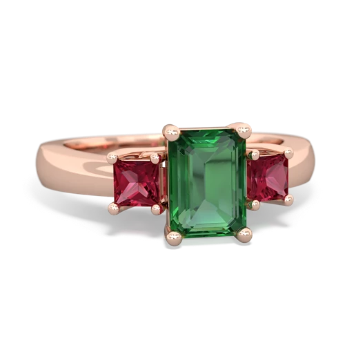 lab emerald-lab ruby timeless ring