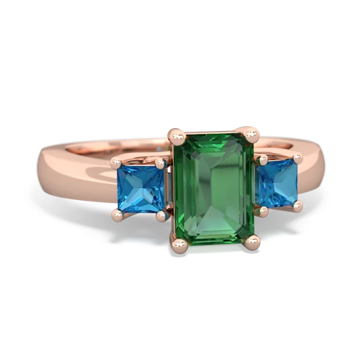 lab emerald-london topaz timeless ring