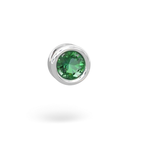 lab emerald basics pendant