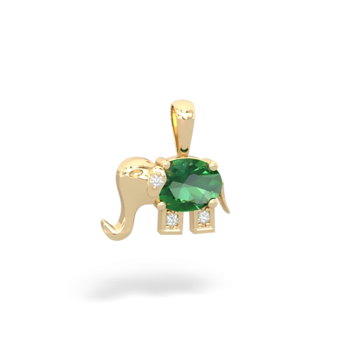 lab_emerald nature pendants