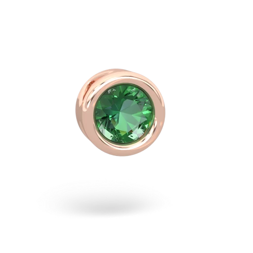 lab emerald slide pendant