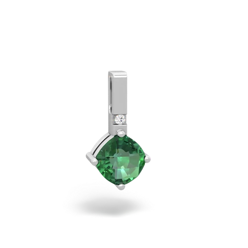 lab emerald timeless pendant