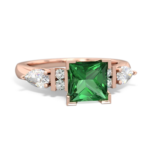 Lab Emerald Engagement Lab Created Emerald ring Ring