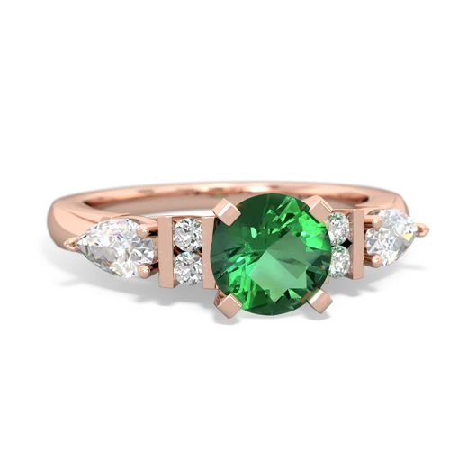 Lab Emerald Engagement Lab Created Emerald ring Ring