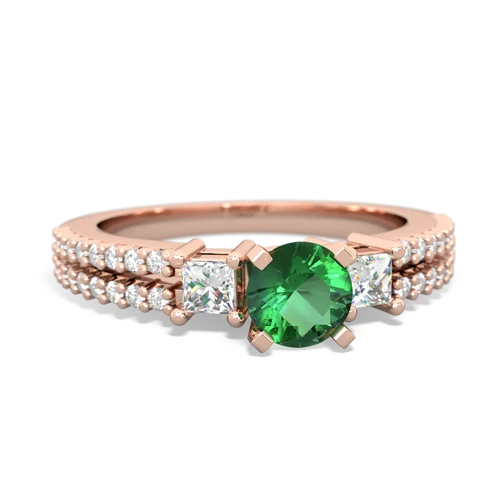 Lab Emerald Engagement Lab Created Emerald ring Ring