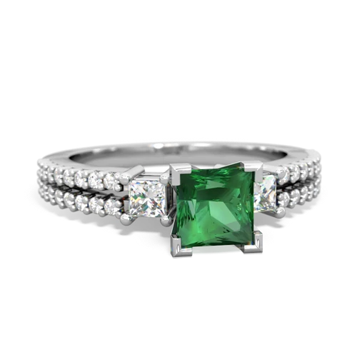 Lab Emerald Engagement Lab Created Emerald ring Ring