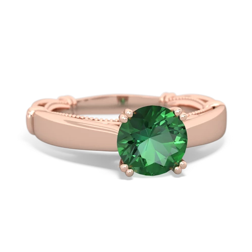 Lab Emerald Renaissance Lab Created Emerald ring Ring