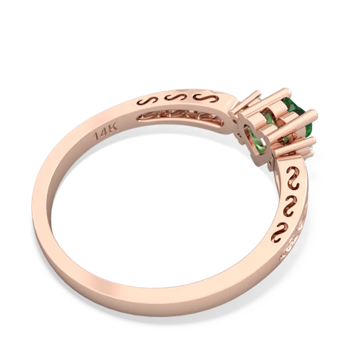 lab_emerald petite rings