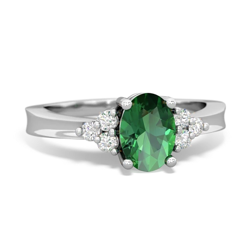 Lab Emerald Simply Elegant Lab Created Emerald ring Ring