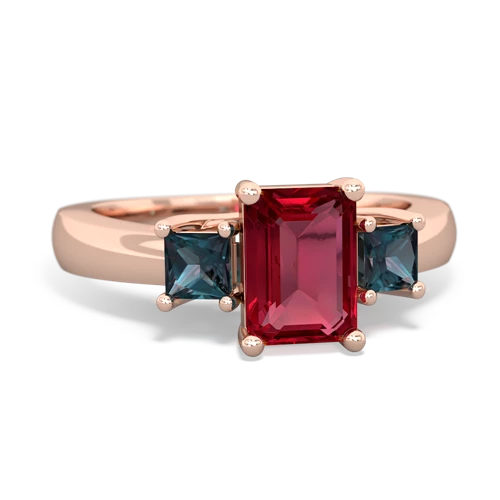 lab ruby-alexandrite timeless ring