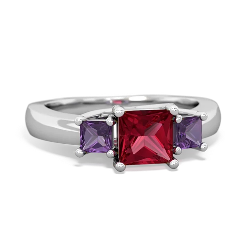 lab ruby-amethyst timeless ring