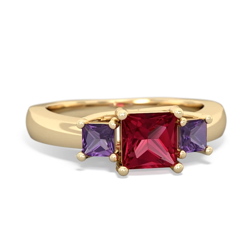 lab ruby-amethyst timeless ring