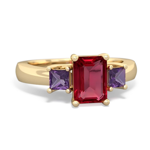 lab ruby-amethyst timeless ring