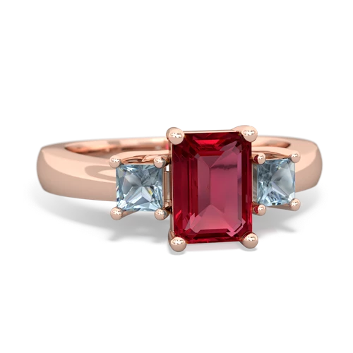 lab ruby-aquamarine timeless ring