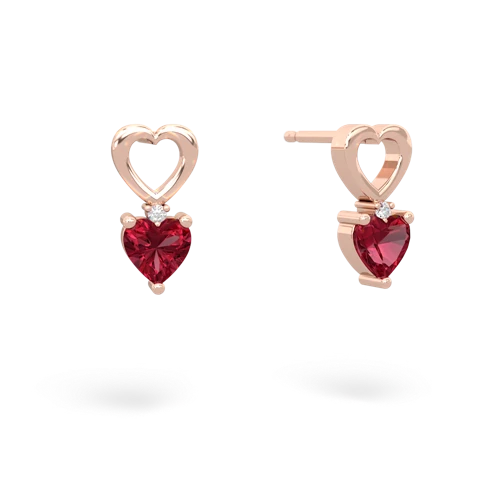 Lab Ruby Simply Elegant Lab Created Ruby earrings Earrings
