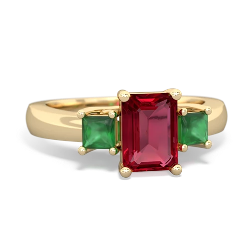 lab ruby-emerald timeless ring
