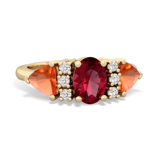 lab ruby-fire opal timeless ring