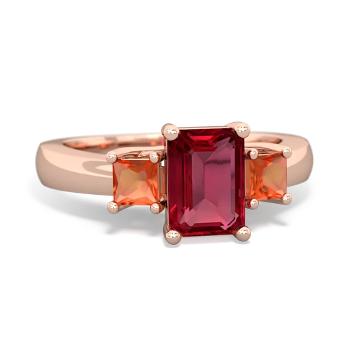 lab ruby-fire opal timeless ring