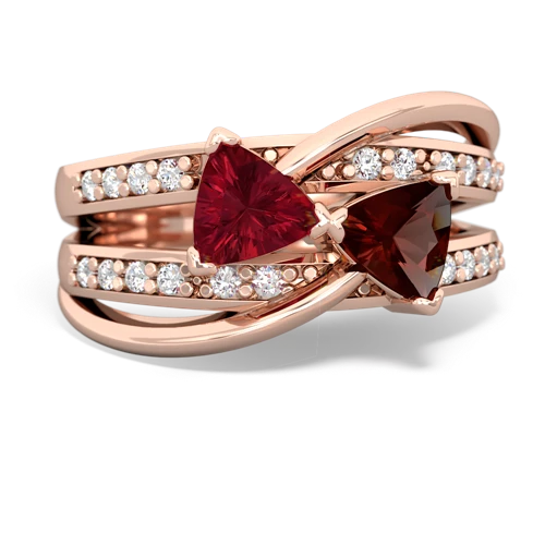 lab ruby-garnet couture ring