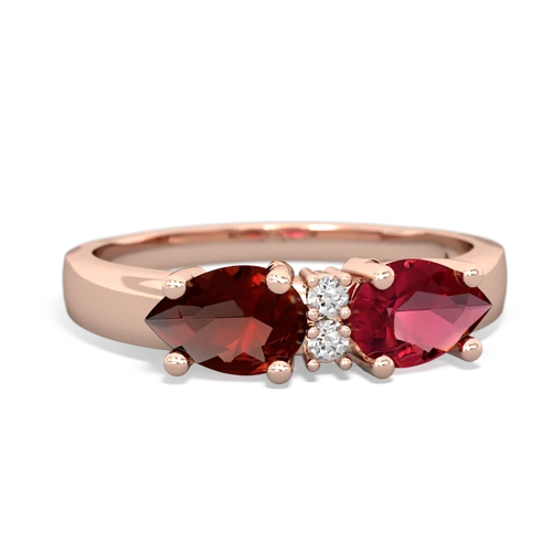 lab ruby-garnet timeless ring