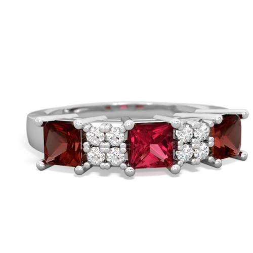 lab ruby-garnet timeless ring