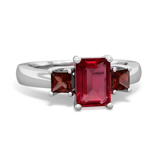 lab ruby-garnet timeless ring