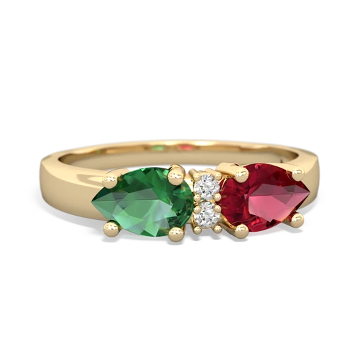 lab ruby-lab emerald timeless ring