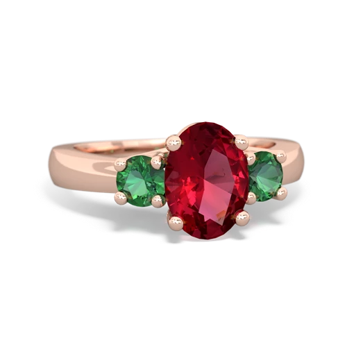 lab ruby-lab emerald timeless ring