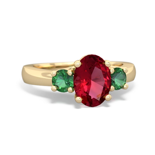 lab ruby-lab emerald timeless ring