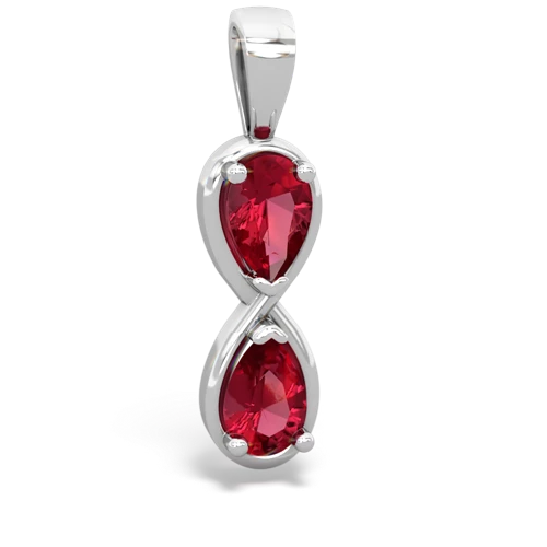 lab ruby-lab ruby infinity pendant