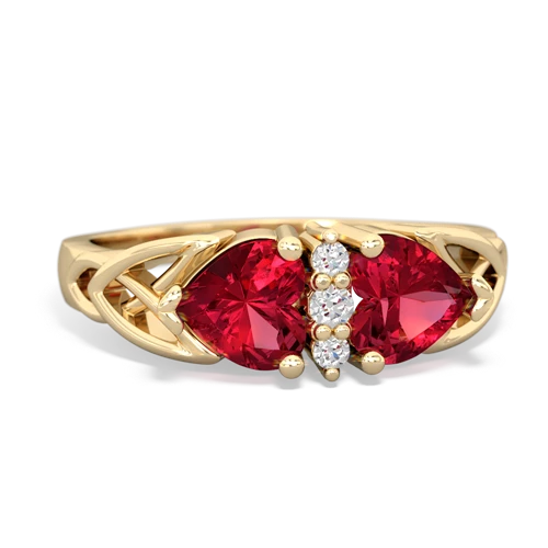 lab ruby-lab ruby celtic ring