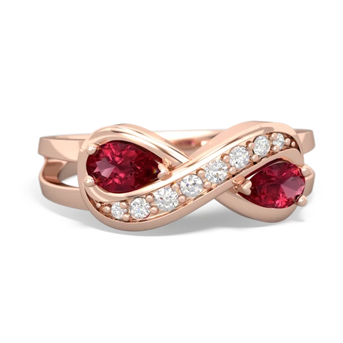 lab ruby-lab ruby diamond infinity ring