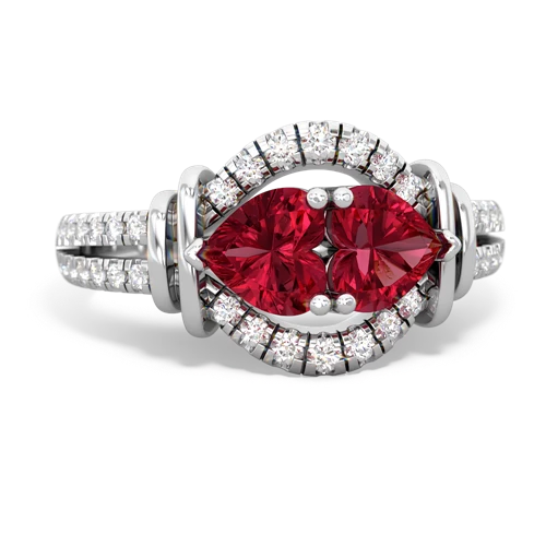 lab ruby-lab ruby pave keepsake ring