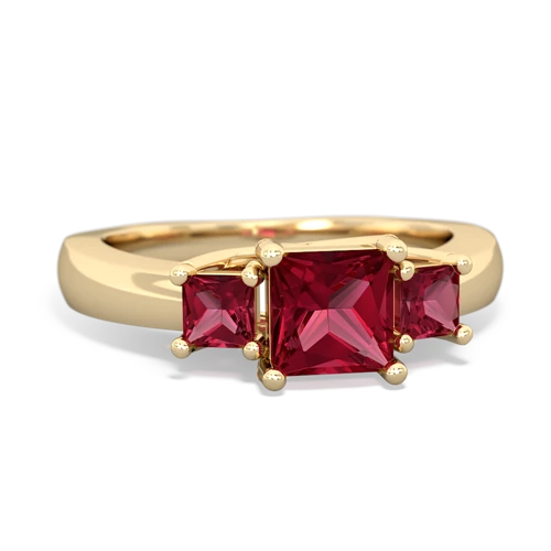 garnet-lab sapphire timeless ring