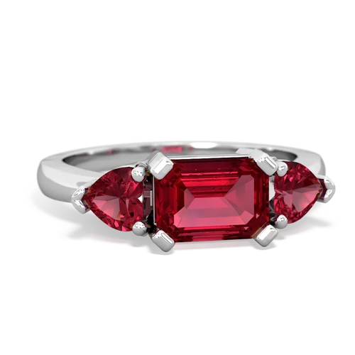 london topaz-ruby timeless ring