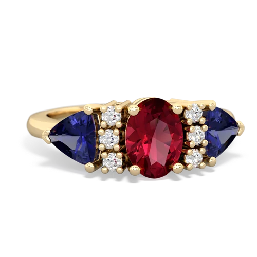 lab ruby-lab sapphire timeless ring