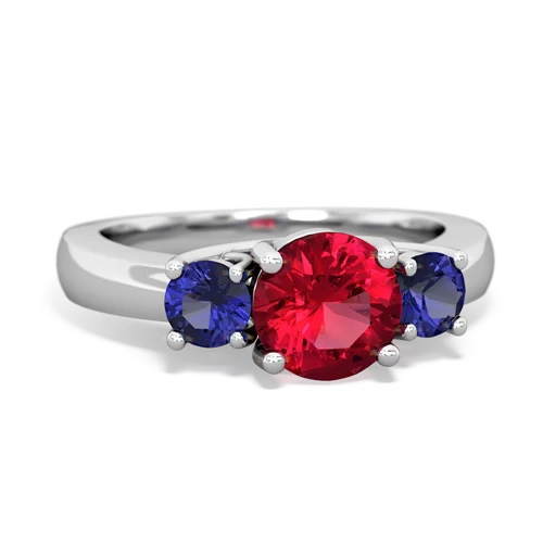 lab ruby-lab sapphire timeless ring