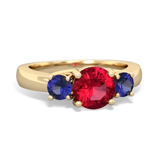 lab ruby-lab sapphire timeless ring