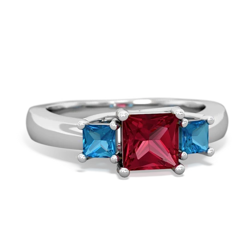 lab ruby-london topaz timeless ring