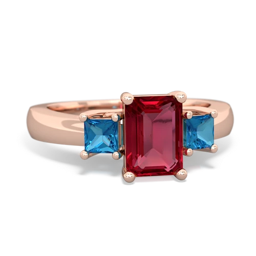 lab ruby-london topaz timeless ring