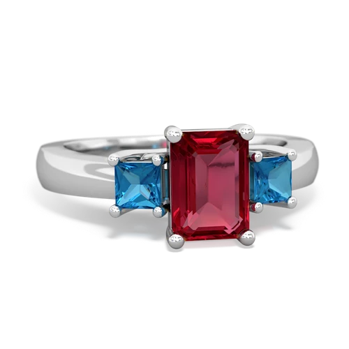 lab ruby-london topaz timeless ring