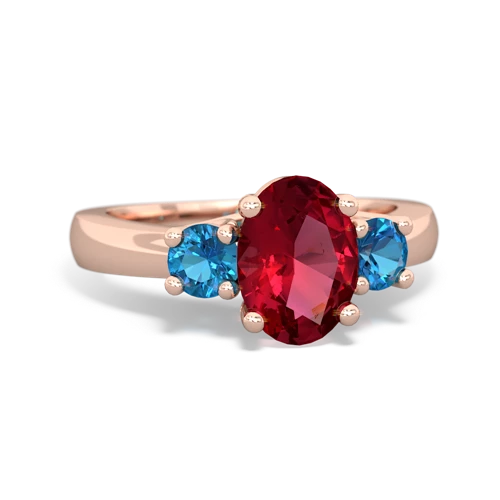 lab ruby-london topaz timeless ring