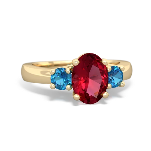 lab ruby-london topaz timeless ring