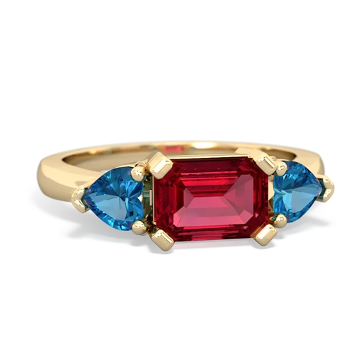 lab ruby-london topaz timeless ring