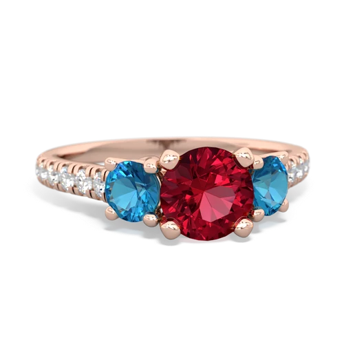 lab ruby-london topaz trellis pave ring