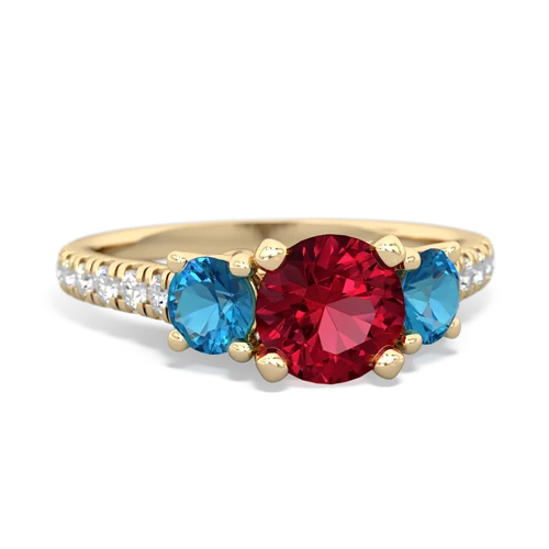 lab ruby-london topaz trellis pave ring