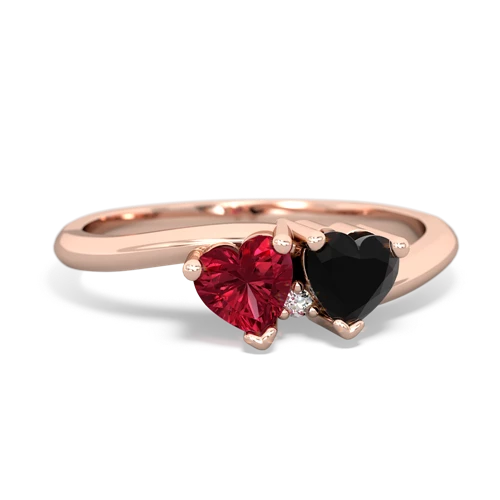 lab ruby-onyx sweethearts promise ring