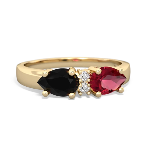 lab ruby-onyx timeless ring